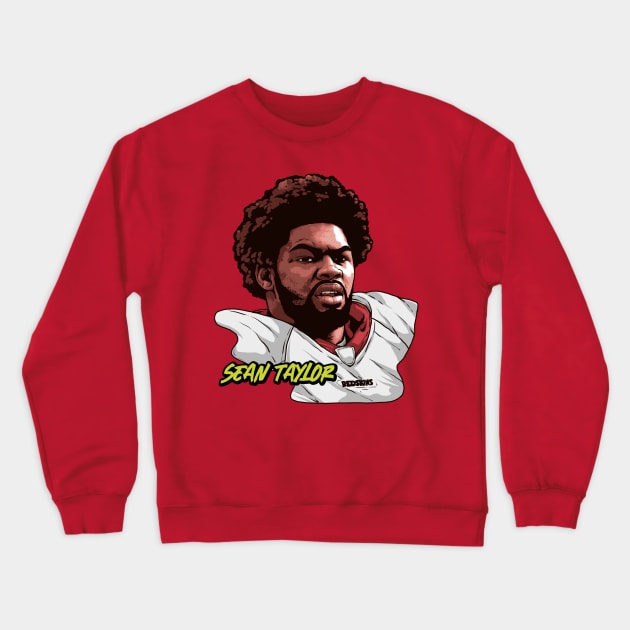 sean taylor Crewneck Sweatshirt by gintocolo